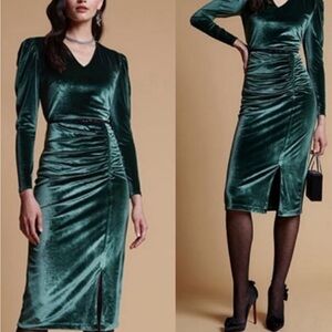 Rachel Parcell Midi Velvet Dress